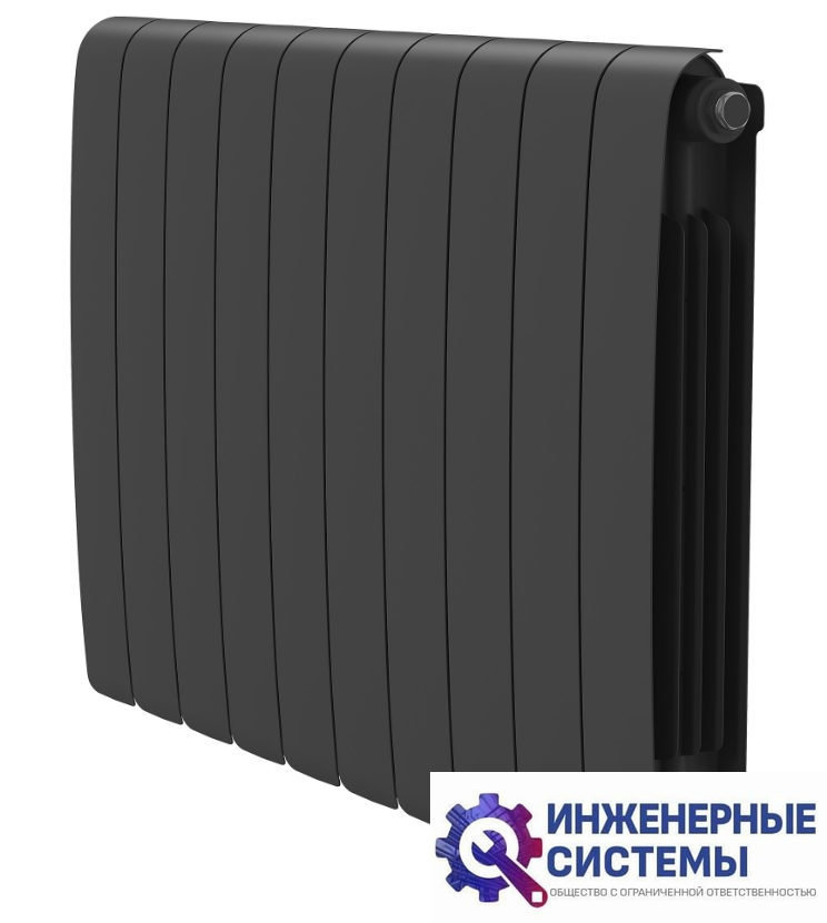 Royal Thermo Eclipse 500 Чёрный х10 радиатор