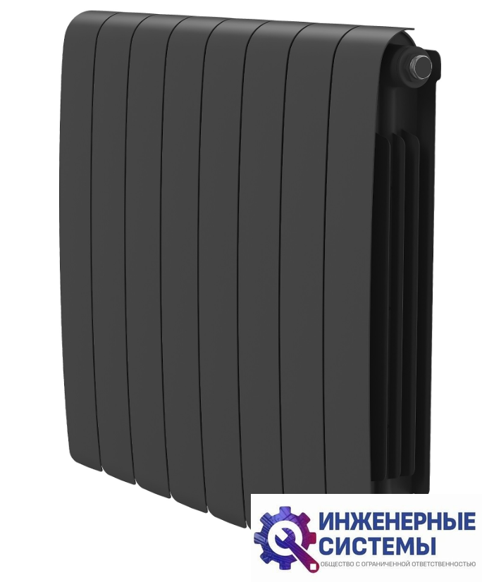 Royal Thermo Eclipse 500 Чёрный х8 радиатор