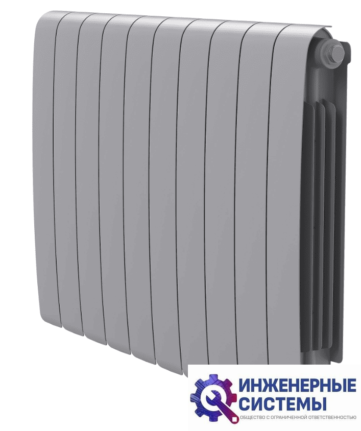 Royal Thermo Eclipse 500 Серебристый х10 радиатор