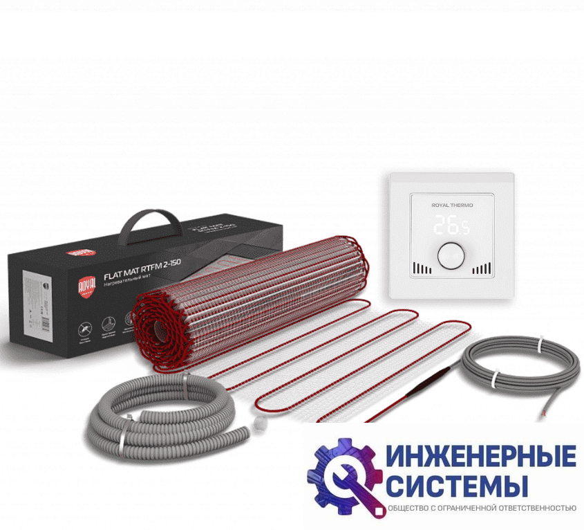 Royal Thermo RTFM 2-150-10 теплый пол с терморегулятором RTI-16