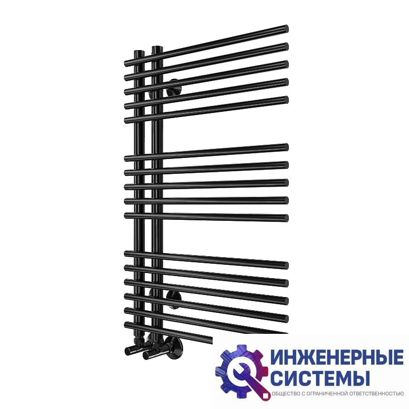Royal Thermo Pino П16 500х800 черный полотенцесушитель