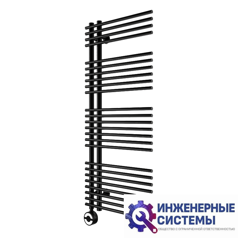 Royal Thermo Pino П25 500х1200 электро черный полотенцесушитель электрический