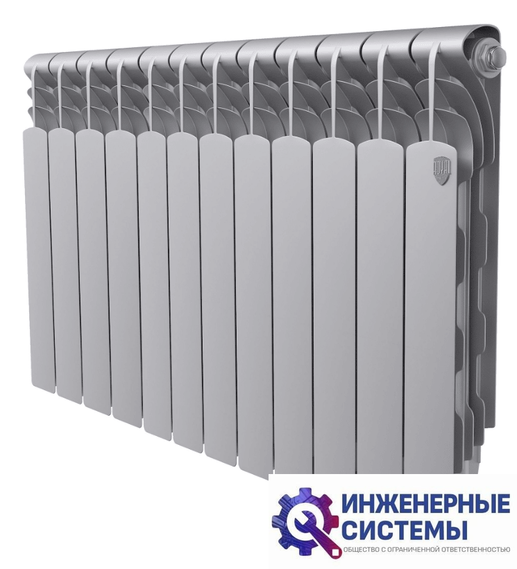 Royal Thermo Revolution B 500 Серебристый – 12 секц. радиатор