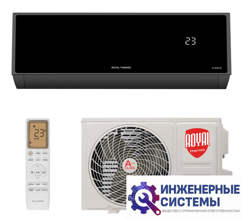 Royal Thermo RTBI-09HN8/black кондиционер 2,5 кВт