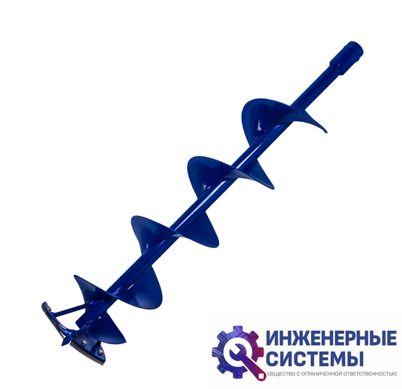 Шнек для льда DDE (однозаходный, ф 150 мм, L 800 мм, посадка на вал 20 мм)