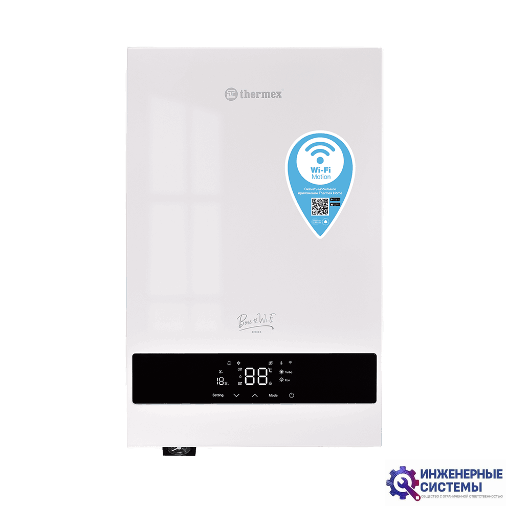 Thermex Boss 12 Wi-Fi (White) электрический котел