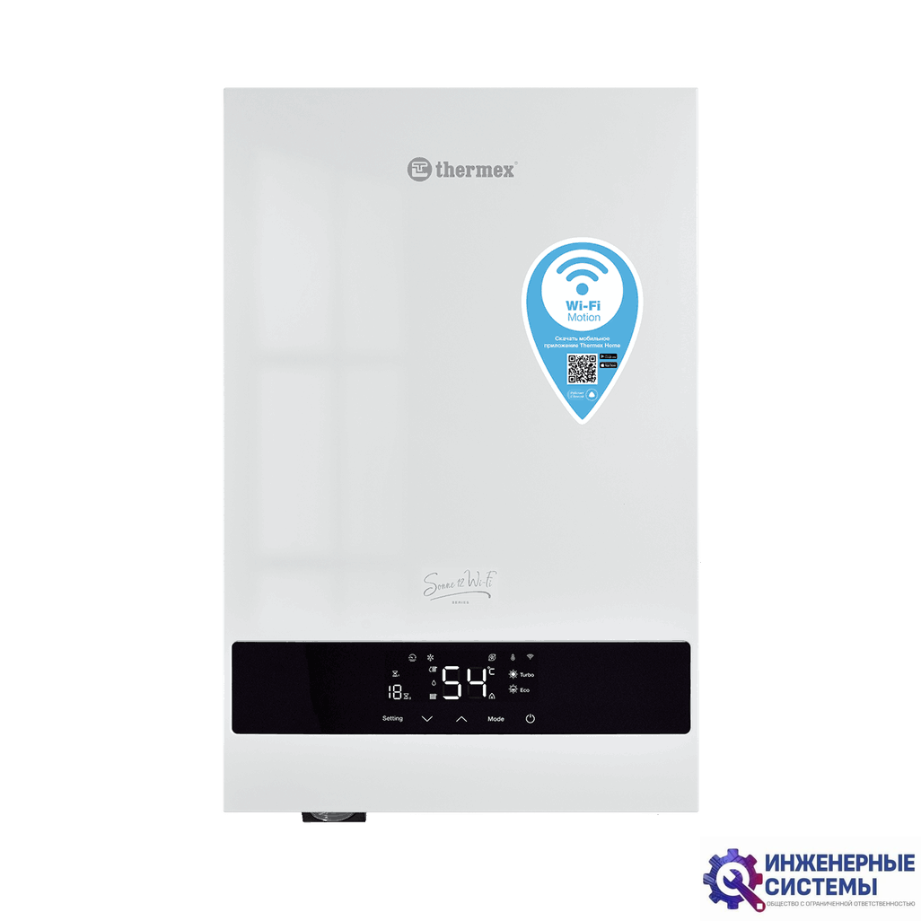 Thermex Sonne 12 Wi-Fi (White) электрический котел