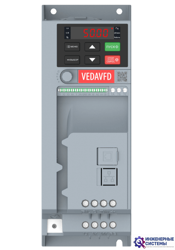 VEDA Drive VF-51 1,5 кВт (380В,3 фазы) частотный преобразователь