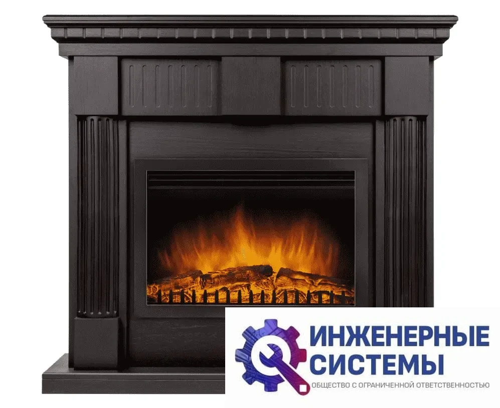 Firelight Colonna 25 шпон венге портал для камина, фото 2