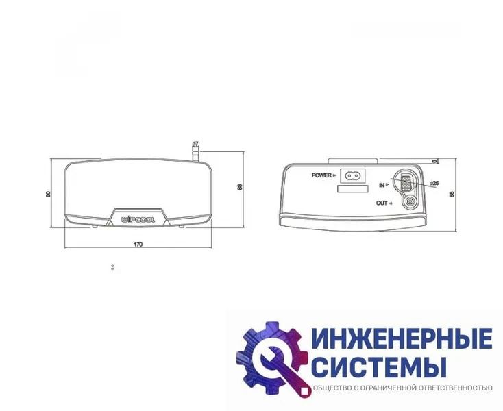 Wipcool P18 дренажная помпа, фото 2