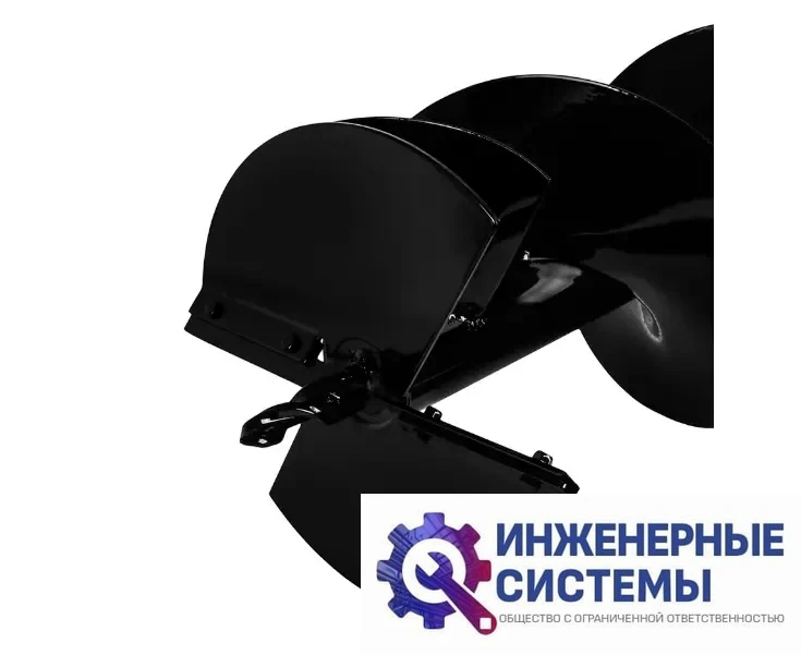 Шнек однозаходный для грунта DDE мотобура (ф = 300 мм, L = 800 мм, посадка на вал 20 мм), фото 2