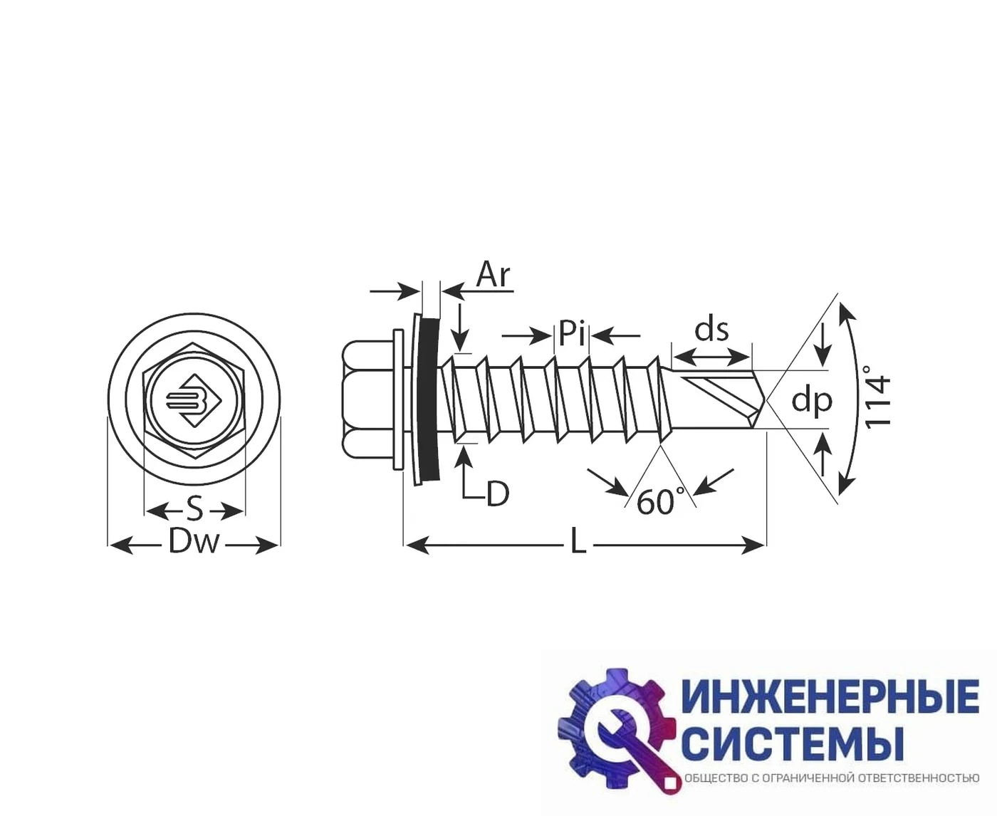 Саморезы Зубр СКД 4,8х50 кровельные для деревянной обрешетки коробка, фото 2