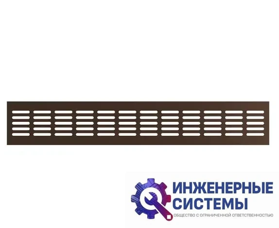 Era 4808DP Al Dark bronze решетка алюминиевая, фото 2