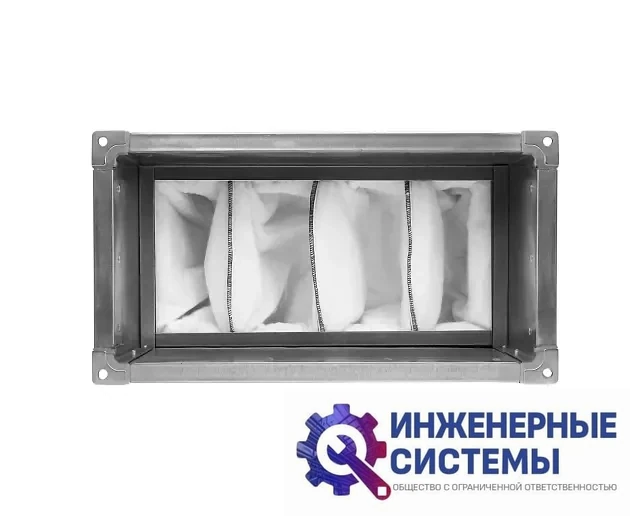 Energolux FP 90-50 (EU5) сменный карманный фильтр для прямоугольных каналов, фото 2