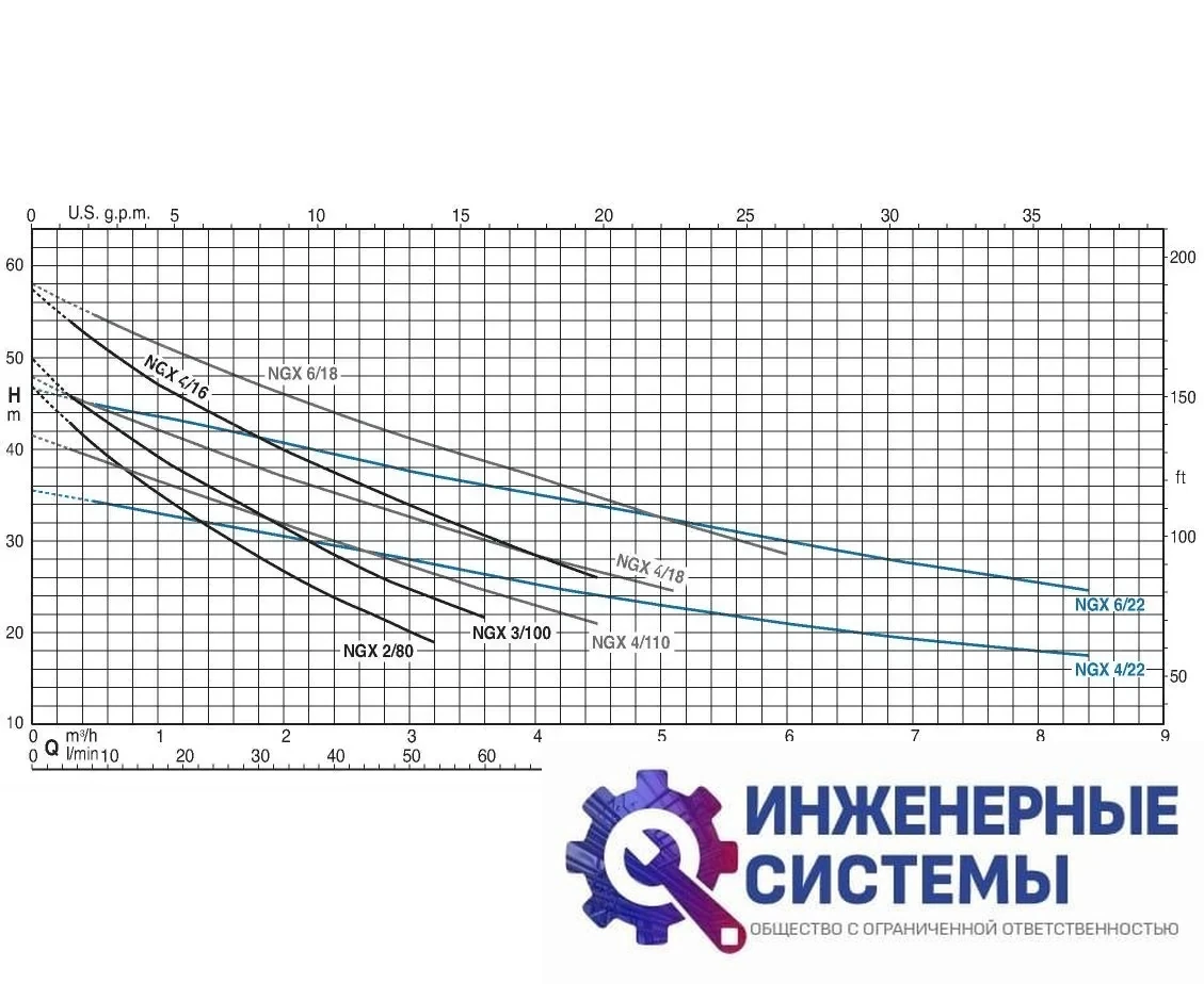 Calpeda NGX 2/80 насос поверхностный, фото 2
