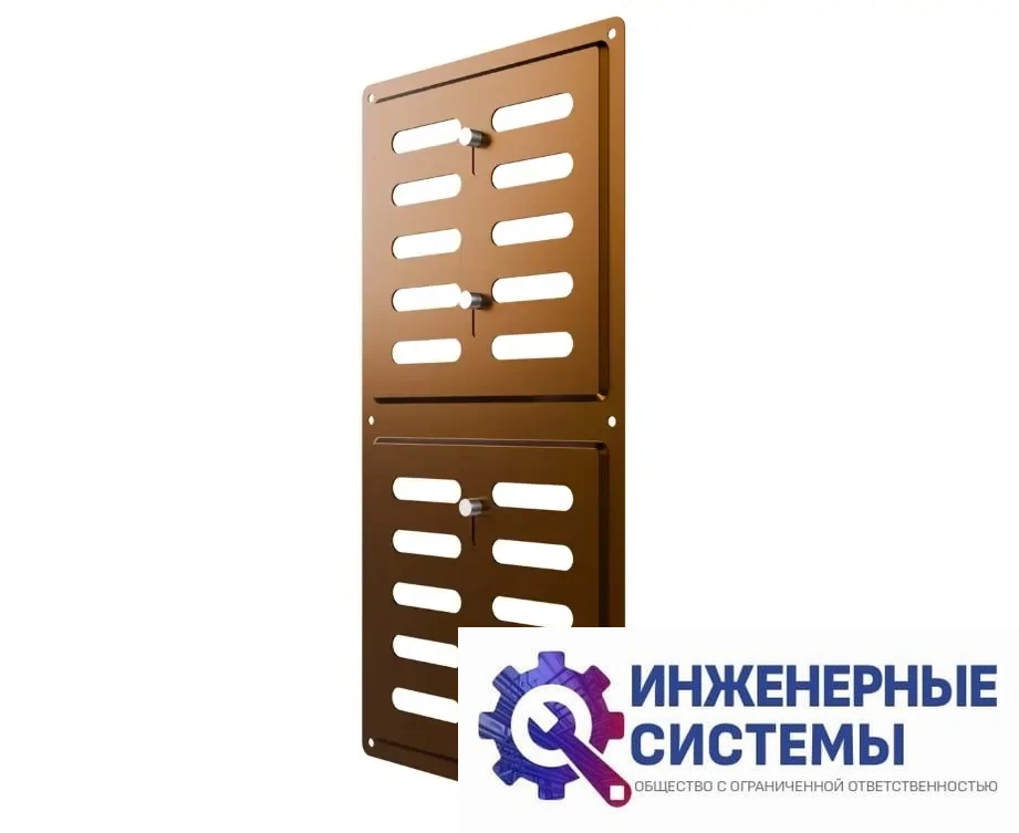 Era 1530mer metallic brown решетка из оцинкованной стали купить в Иркутске, фото 2
