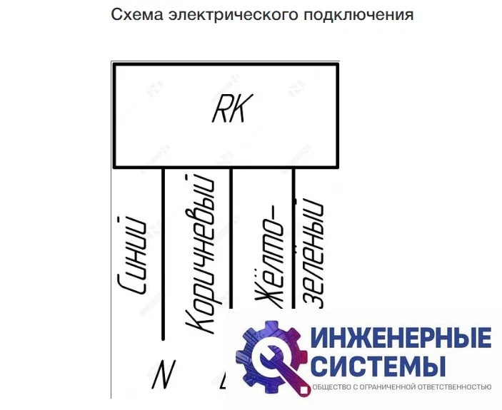 Неватом KPNO-60-100-F2-SN-MN220-04 клапан противопожарный, фото 2