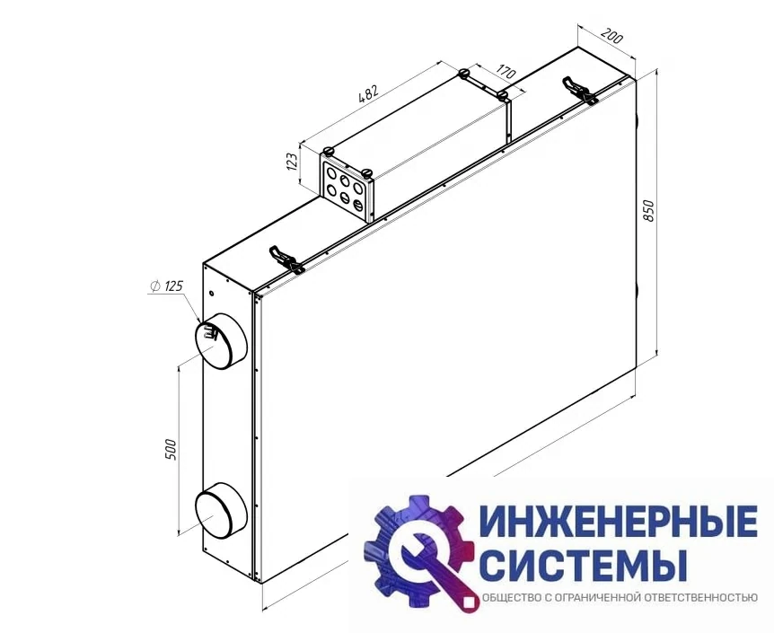 Alasca ECO H300EC E/W приточно-вытяжная установка, фото 2