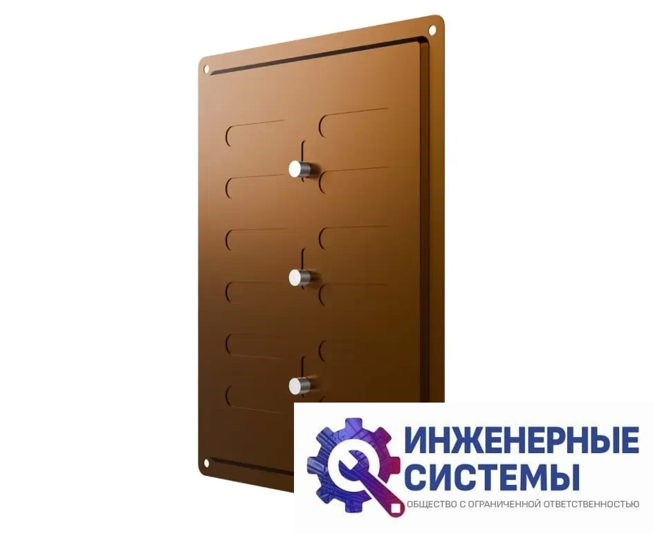 Era 1520mer metallic brown решетка из оцинкованной стали купить в Иркутске, фото 2