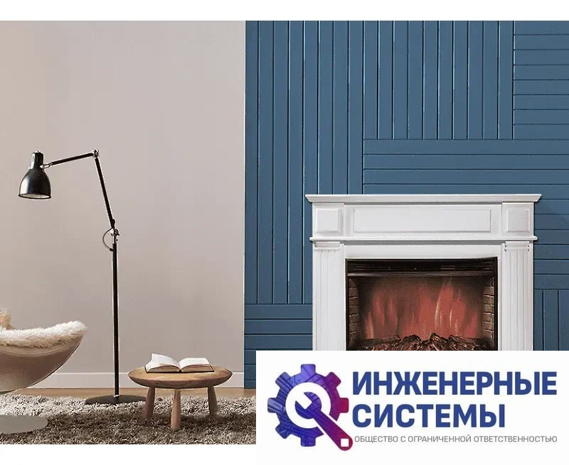 Firelight Piazza Classic портал для камина белый, фото 2