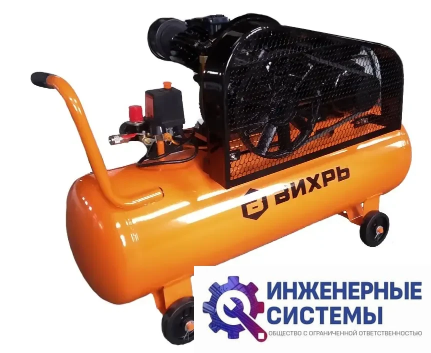 Вихрь КМП-400/100P компрессор поршневой масляный, фото 2