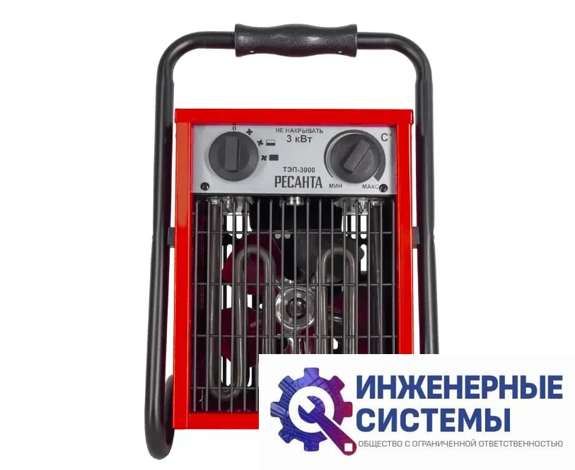 Ресанта ТЭП-3000 электрическая тепловая пушка, фото 2