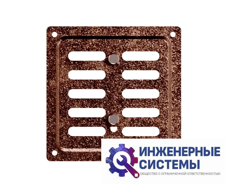Era 1010MER Antique copper решетка из оцинкованной стали, фото 2