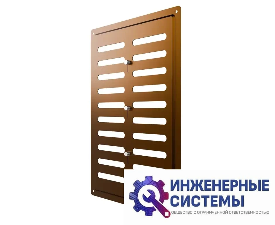 Era 2030mer metallic brown решетка из оцинкованной стали купить в Иркутске, фото 2