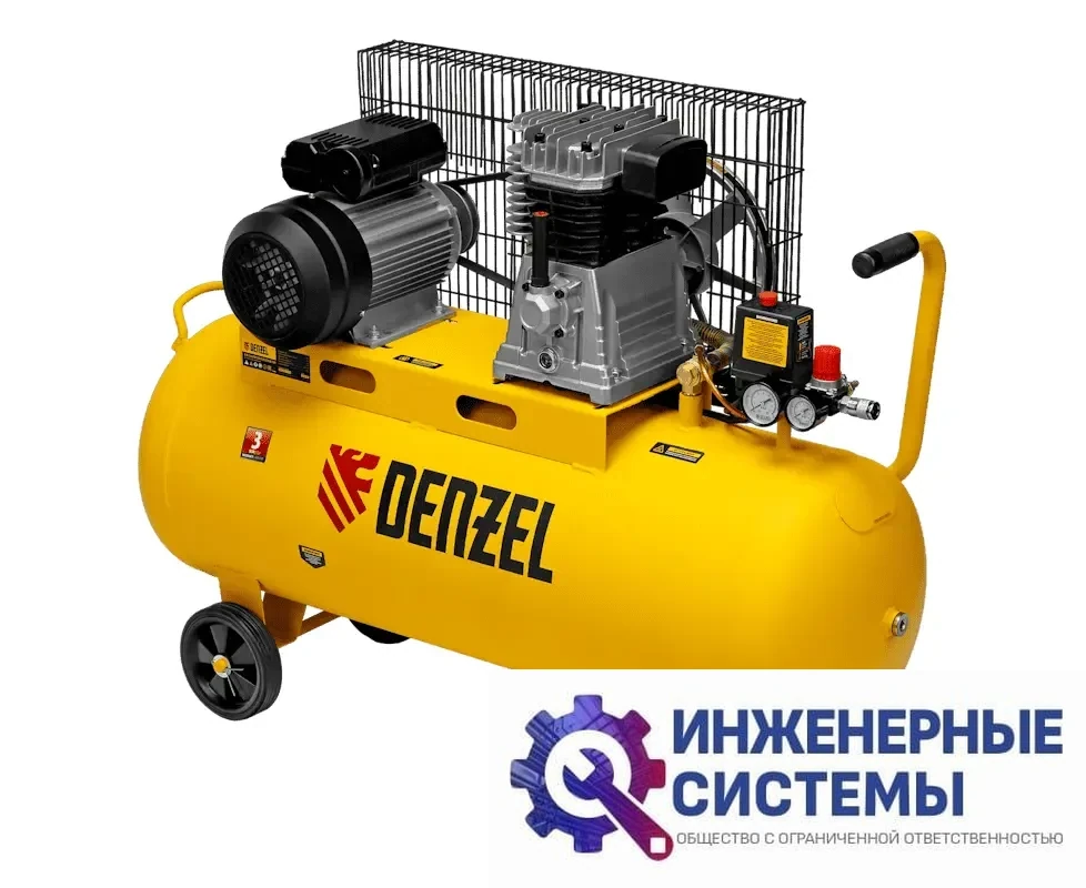 Denzel BCI2300/100 компрессор поршневой масляный, фото 2