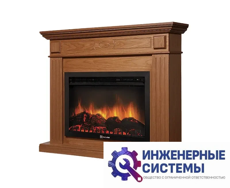 Firelight Bianco 30 портал для камина шпон Дуб, фото 2