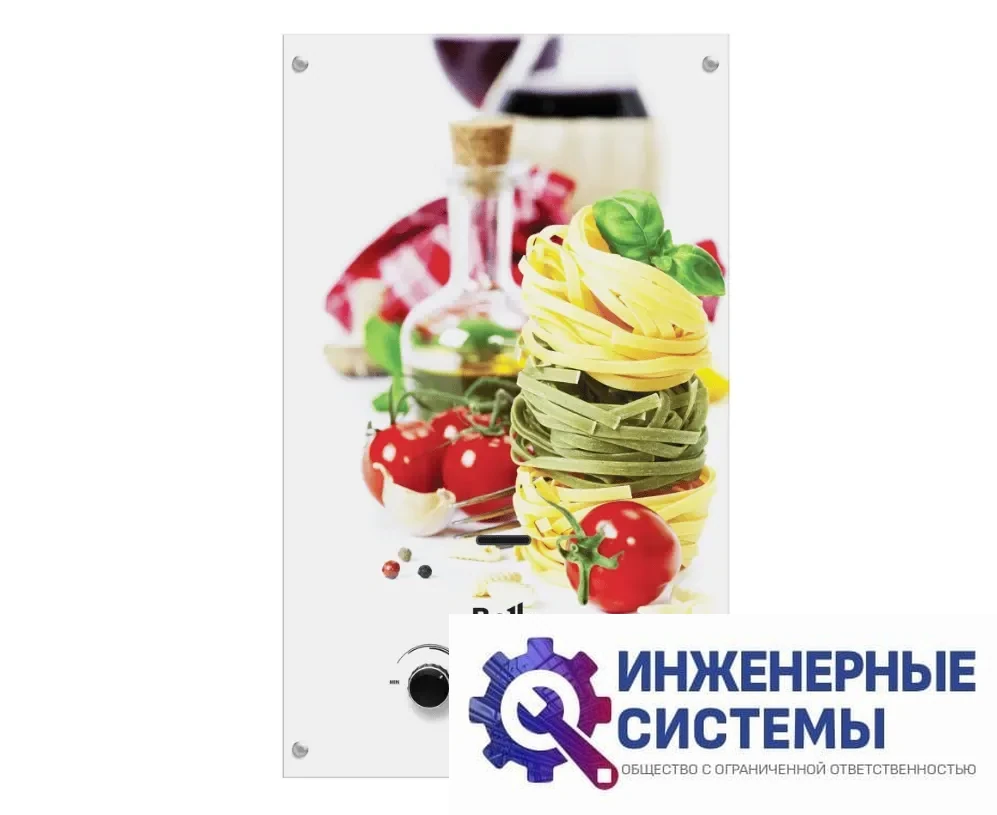 Ballu GWH 10 Fiery Glass Pasta газовый водонагреватель, фото 2