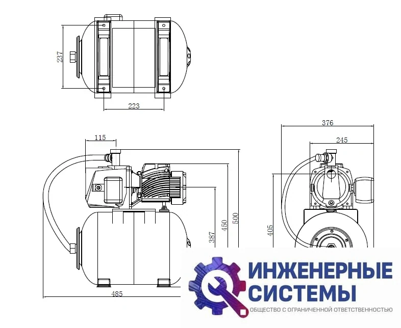 Насосная станция Pumpman ATJET60, фото 2