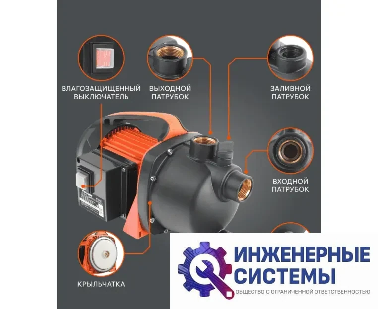 Patriot R 800 насос поверхностный, фото 2