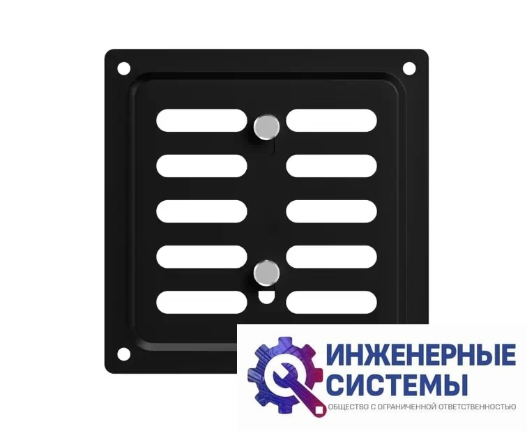 Era 1717MER Black решетка из оцинкованной стали, фото 2