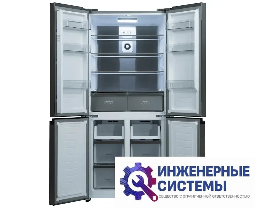 Бирюса CD 496 TGG двухкамерный холодильник, фото 2