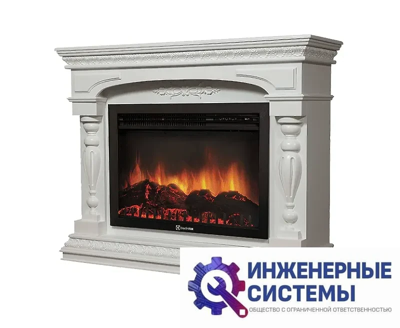 Firelight Perfetto R 30 портал для камина Белый, фото 2