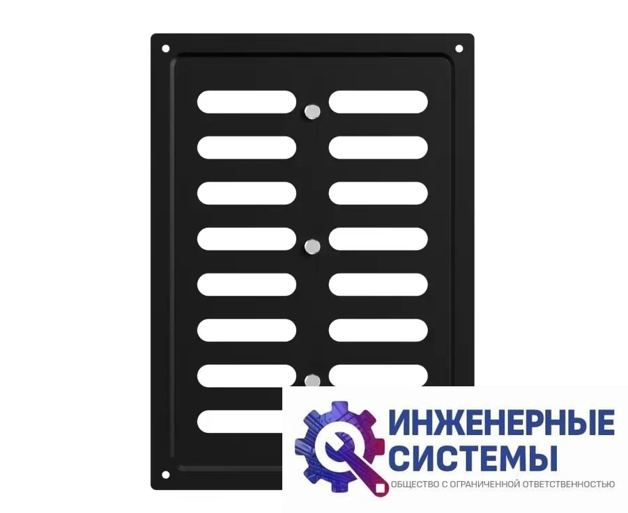 Era 1724MER Black решетка из оцинкованной стали, фото 2
