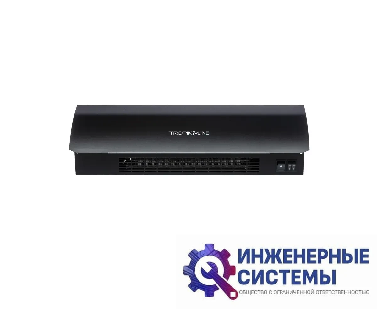 Тропик Е3 Black электрическая тепловая завеса 3 кВт чёрная, фото 2