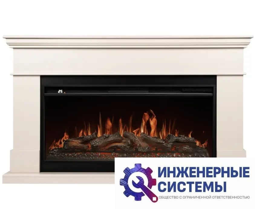 Firelight California 42/40/36 молочный портал для камина, фото 2