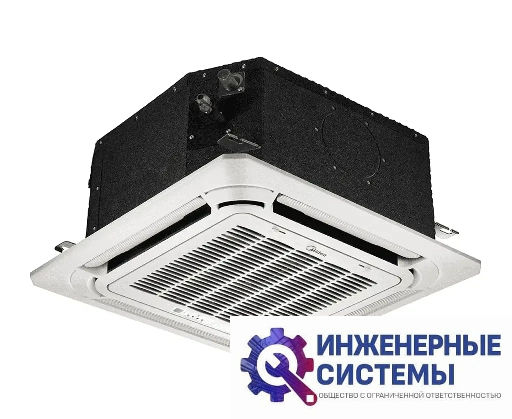 Midea MCA3-18HRN1-QB6/MOX330U-18HN1-LQB6/T-MBQ4-03E кассетный кондиционер 5 кВт, фото 2