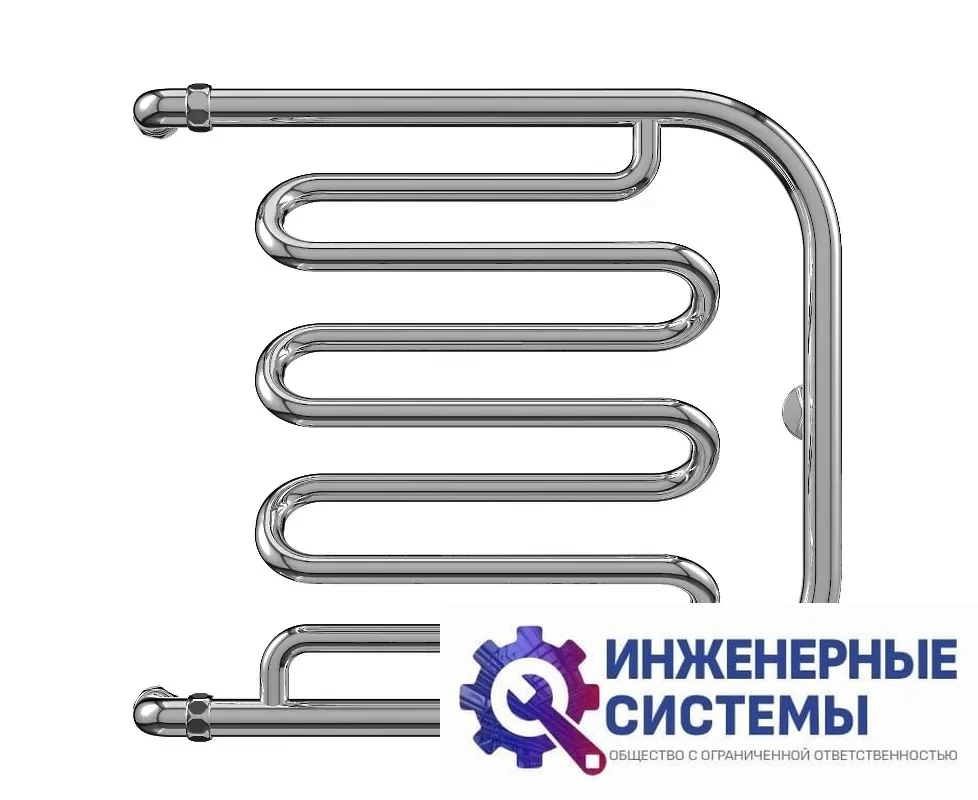Royal Thermo 500х500 фокстрот полотенцесушитель, фото 2