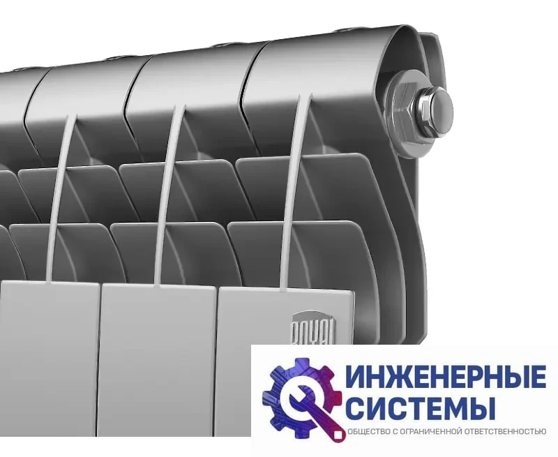 Радиатор Royal Thermo Biliner Alum 500 Silver Satin х8, фото 2
