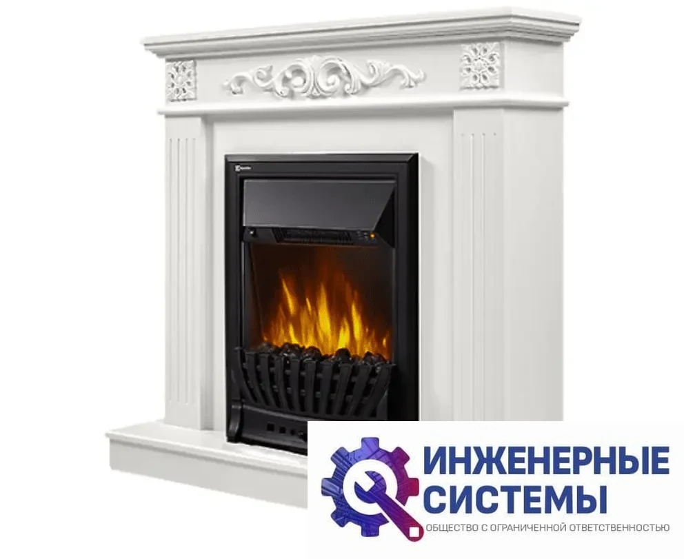 Firelight Noce Classic белый портал для камина, фото 2