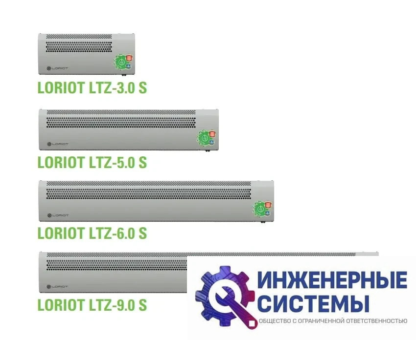 Loriot LTZ-9.0 S тепловая завеса (9 кВт), фото 2