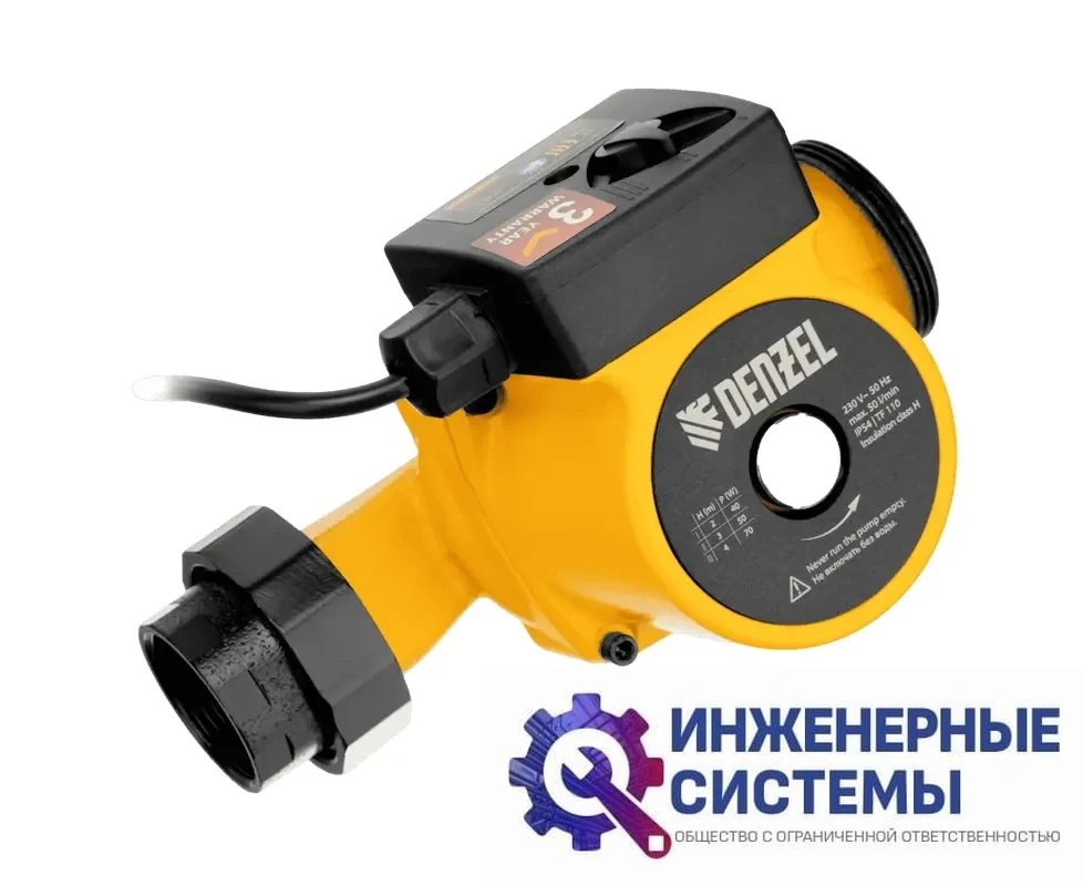 Denzel CP32-4 насос циркуляционный, фото 2