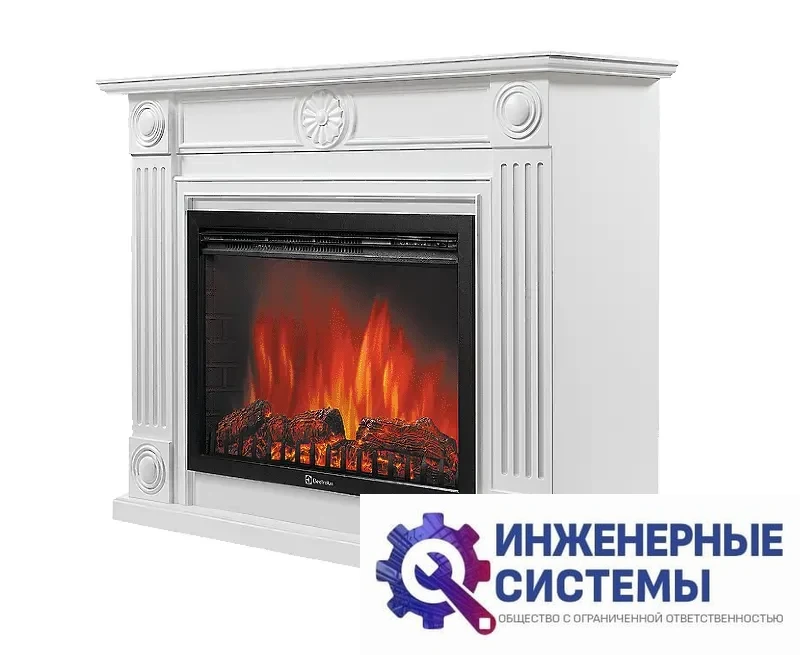Firelight Frame 30 портал для камина белый, фото 2