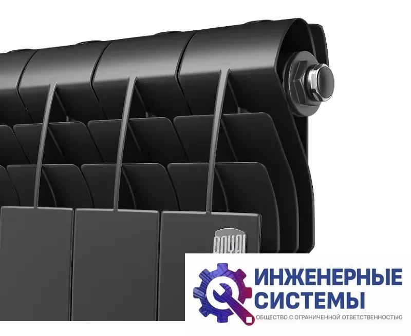 Радиатор Royal Thermo Biliner Alum 500 Noir Sable х4, фото 2