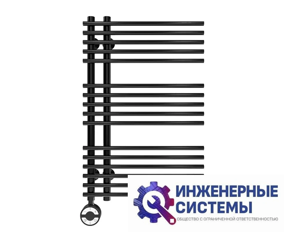 Royal Thermo Pino П16 500х800 электро черный полотенцесушитель электрический, фото 2