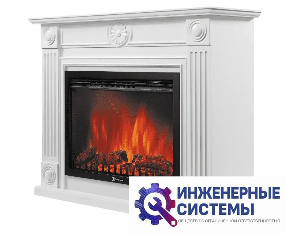 Firelight Frame 25U (угловой) белый портал для камина, фото 2