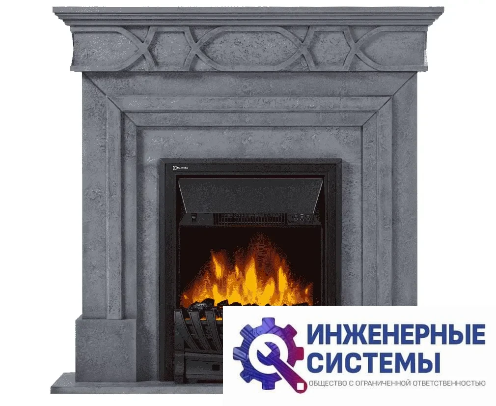 Firelight Antico Classic серый портал для камина, фото 2